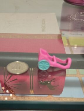✨️🎠 RARE VTG Polly Pocket Palamino Pony Pink Carriage Replacement Piece